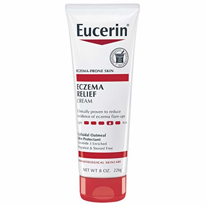 Eucerin Eczema Relief Cream Full Body Lotion for EczemaProne Skin Oz Tube, ? Exclusive, Fragrance Free, 8 Ounce