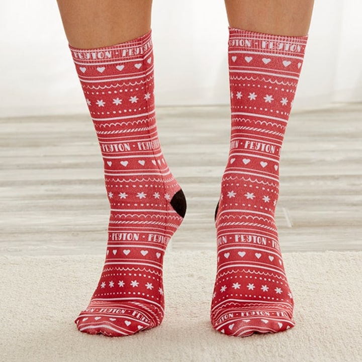Nordic Christmas Personalized Socks