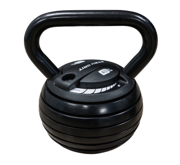Tru Grit 40-lb Adjustable Kettlebell