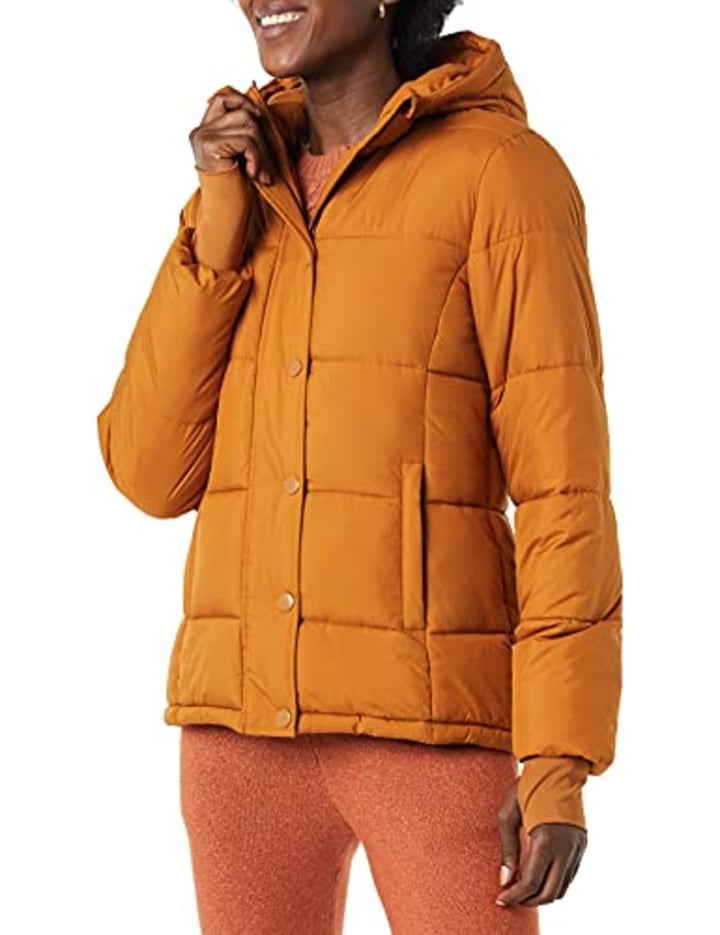Amazon Essentials Heavy-Weight Hooded Puffer Coat