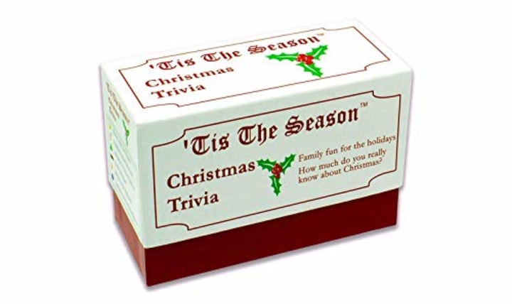 Tis The Season Christmas Trivia Game - The Classic and Original - Featuring Christmas Trivia Cards &amp; Questions That Make For Great Holiday Games For The Entire Family (1 Pack)