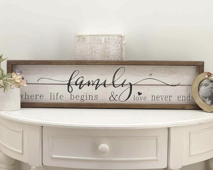 "Family" Rustic Wooden Sign