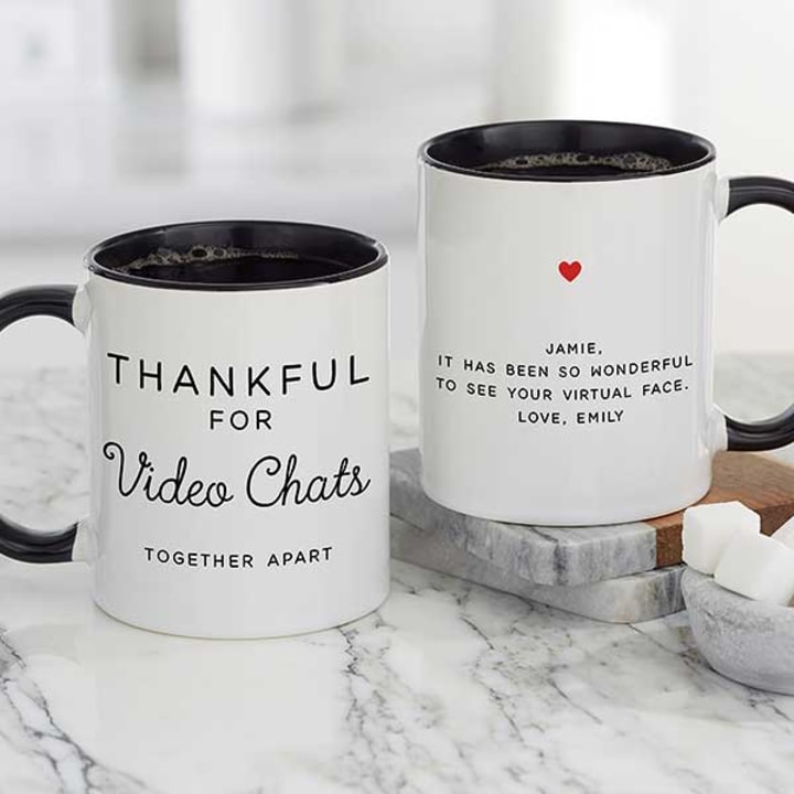 Thankful For Personalized Coffee Mug