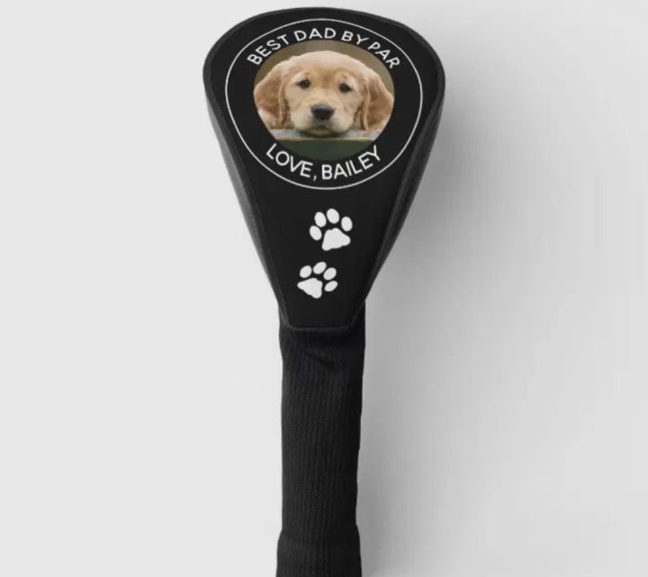 Custom Dog Photo Golf Head Cover