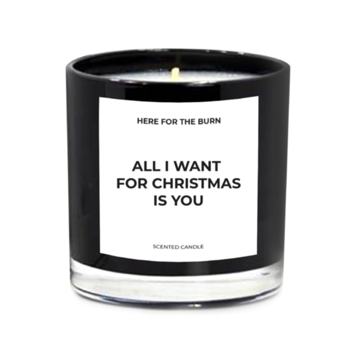 All I Want For Christmas Is You Candle