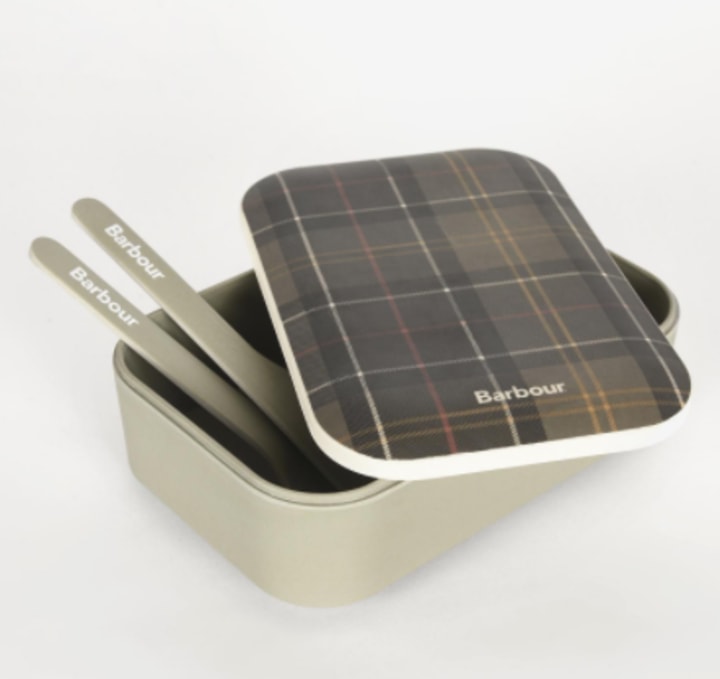 Barbour Lunch Box & Cutlery