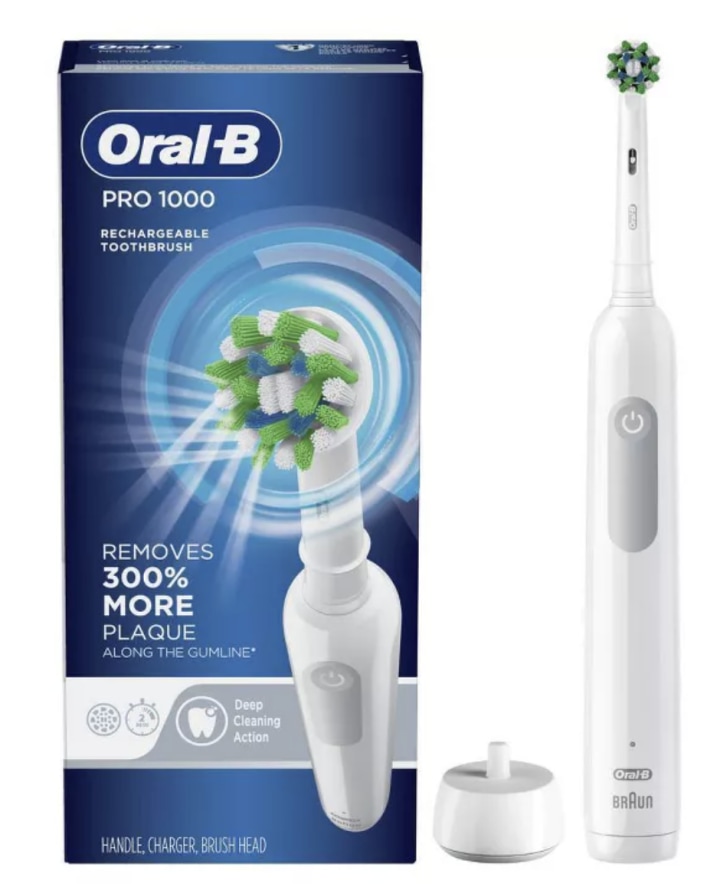Oral-B Pro Crossaction 1000 Rechargeable Electric Toothbrush