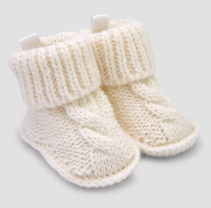 Baby Knitted Cable Slippers