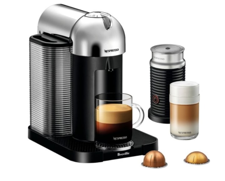 Vertuo Chrome by Breville with Aeroccino3