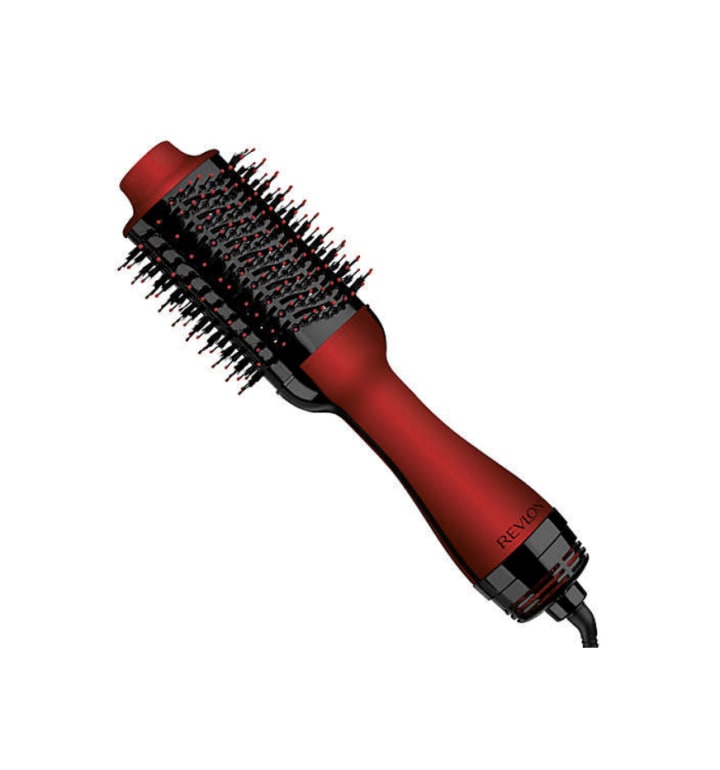 Revlon One-Step Hair Dryer and Volumizer Hot Air Brush Holiday Red Edition