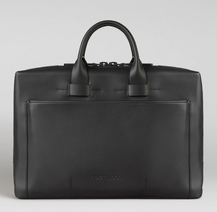 Troubadour Recycled Leather Briefcase