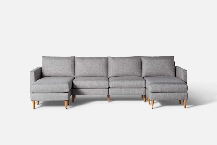 Allform 4-Seat Sofa with Double Chaise