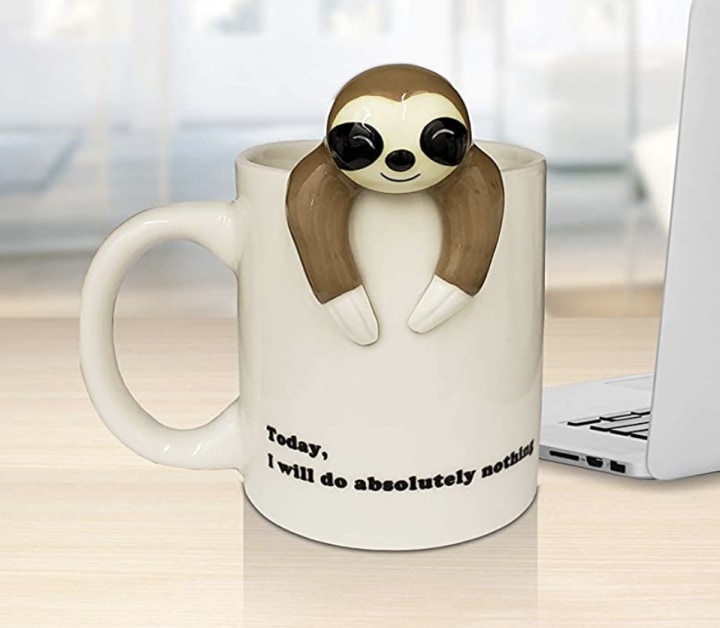 Lazy Sloth Coffee Mug