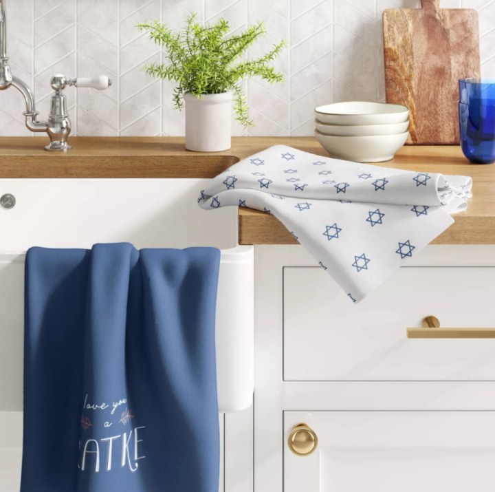 Threshold 'Love You a Latke' Kitchen Towel