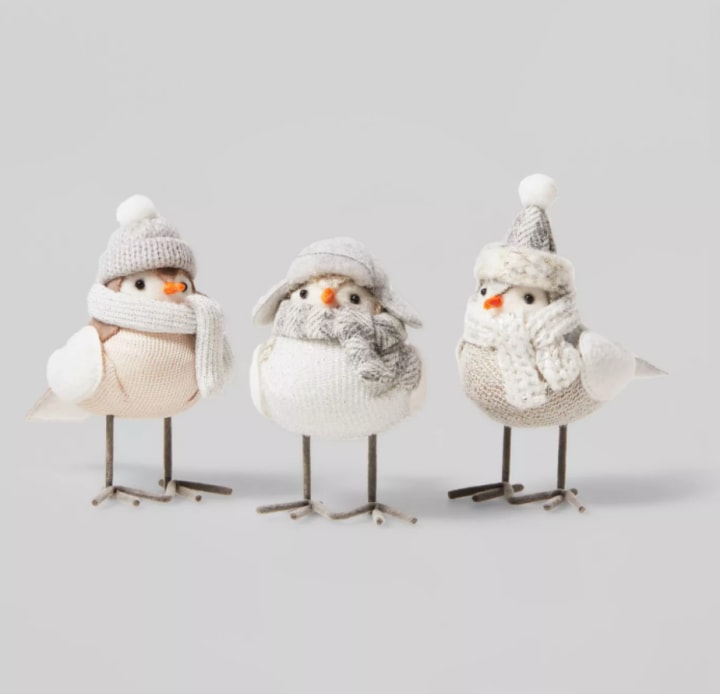 Wondershop Outdoorsy Birds Decorative Figurines