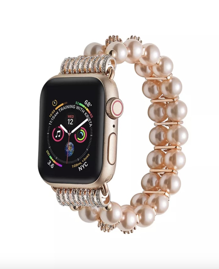 Faux Pearl Apple Watch Band