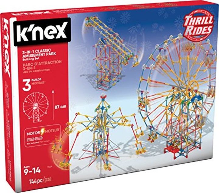 K&#039;NEX Thrill Rides 3-in-1 Classic Amusement Park Building Set