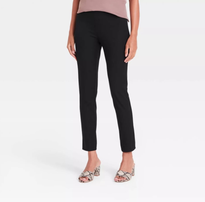 High-Rise Skinny Ankle Pants
