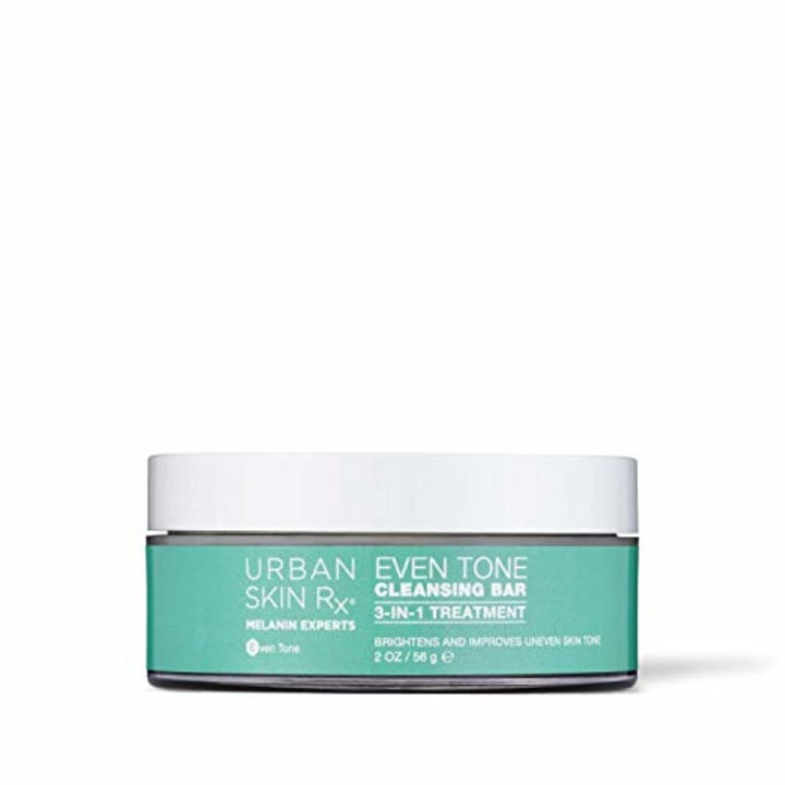 Urban Skin Rx Even Tone Cleansing Bar | 3-in-1 Daily Cleanser, Exfoliator, and Brightening Mask Helps Diminish Dark Spots, Formulated with Kojic Acid, Azelaic Acid, and Niacinamide | 2.0 Oz