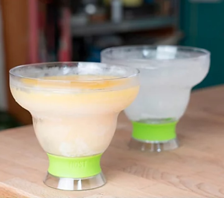 Host set of 2 Margarita Freeze Cooling Cups