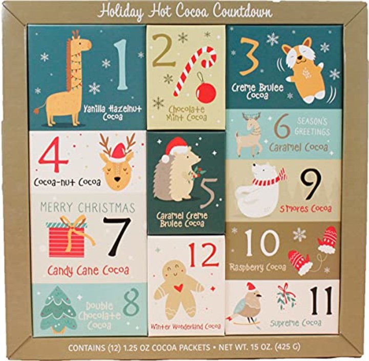 Specialty Division Holiday Hot Cocoa 12-Day Advent Calendar