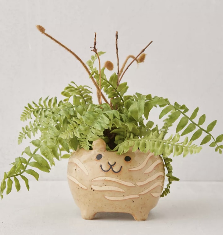 Chunky Cat PlanterUrban Outfitters Chunky Cat Planter