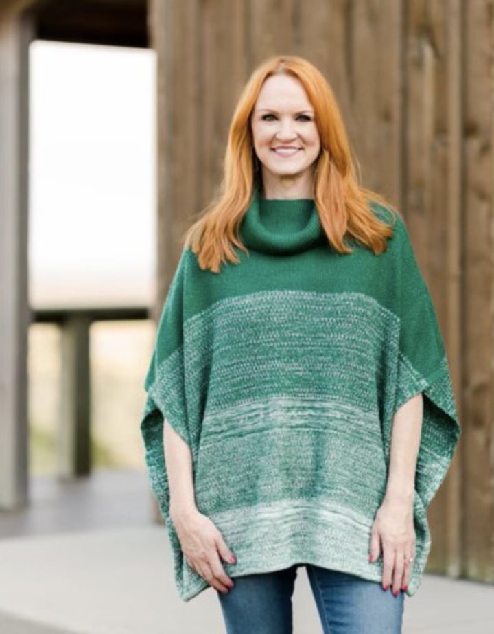 The Pioneer Woman Cowl Neck Pullover Poncho