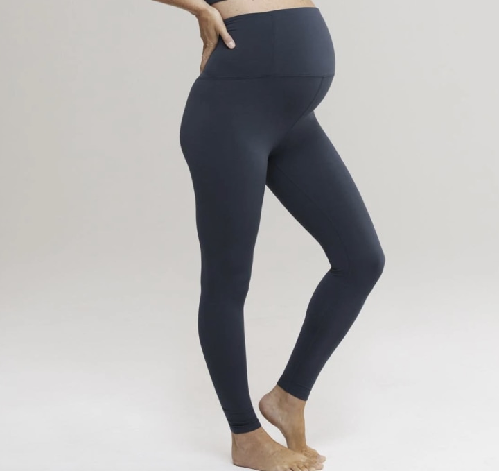 Comfortable and elegant maternity pregnancy long full length leggings 95% Cotton 