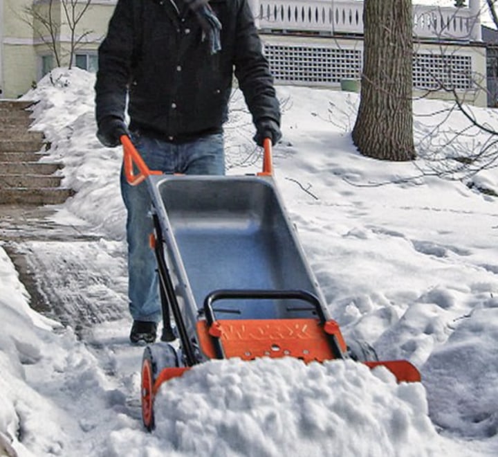 WORX Wheelbarrow Snow Plow