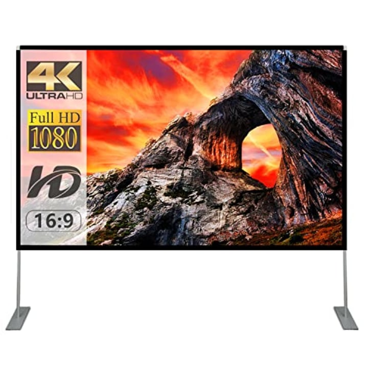 Skerell 100-inch Projection Screen with Stand