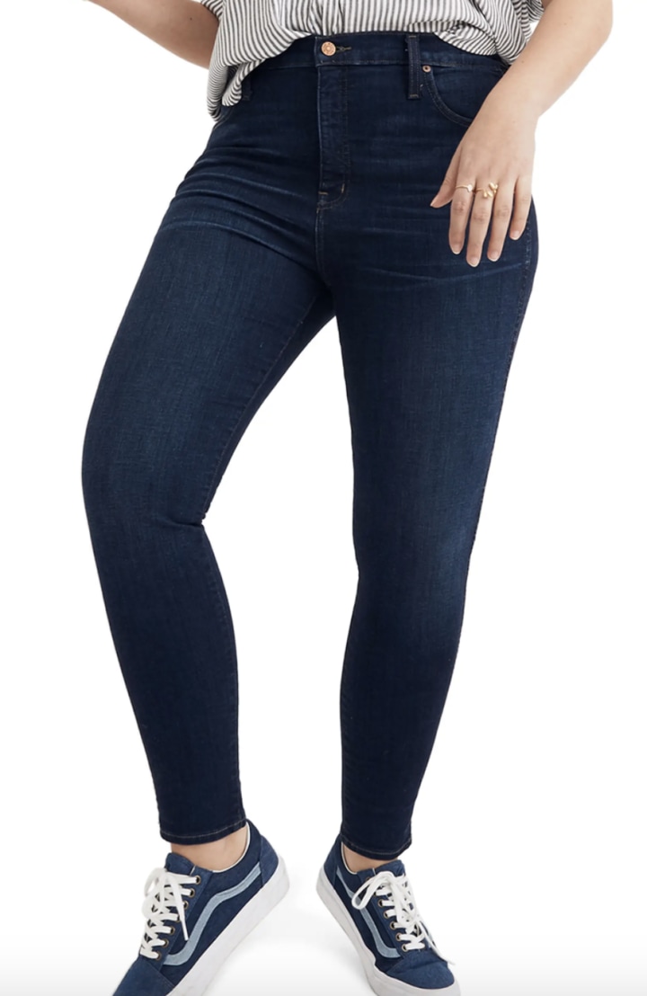 10-Inch High Rise Skinny Jeans