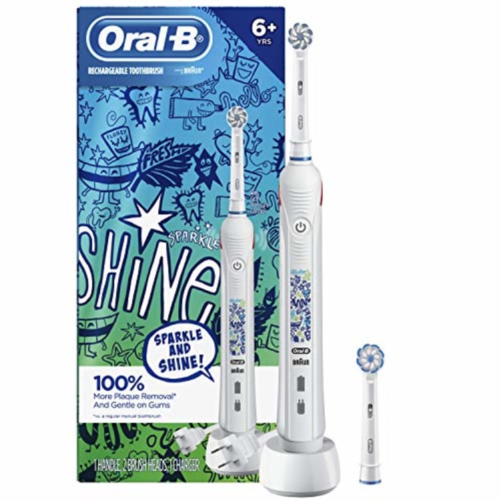 Oral-B Kids Electric Toothbrush With Coaching Pressure Sensor