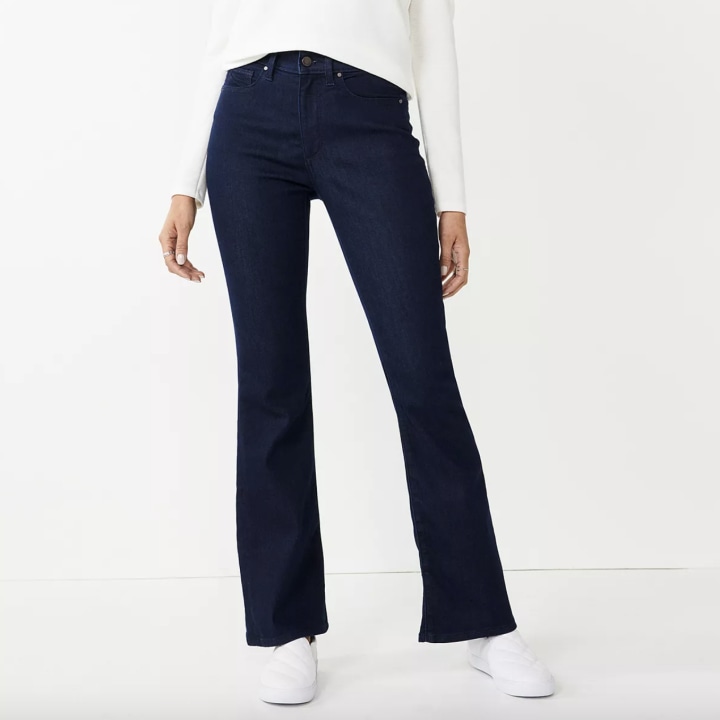 Nine West Slimming Pocket Flare Jeans