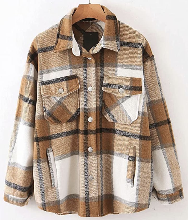 Tanming Flannel Shacket
