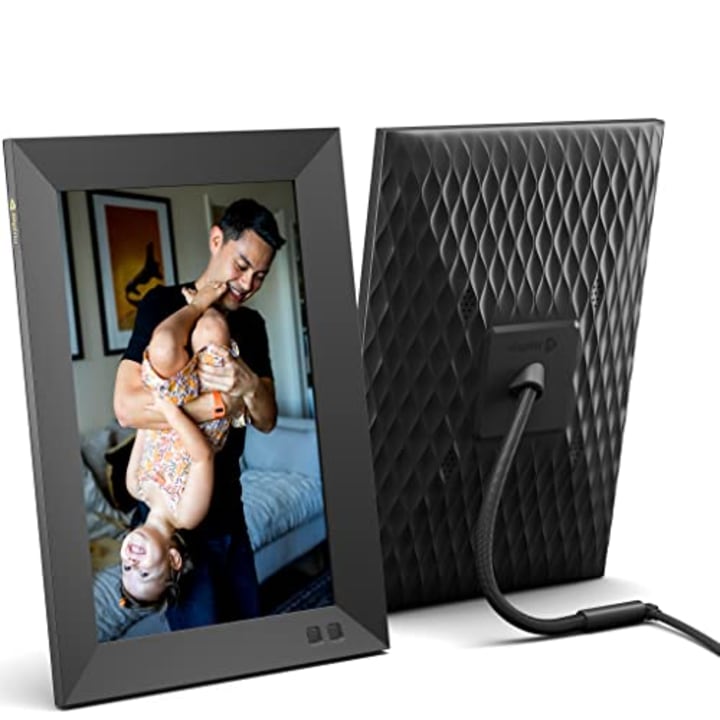 Nixplay 10.1 inch Smart Digital Photo Frame with WiFi (W10F) - Black - Share Photos and Videos Instantly via Email or App