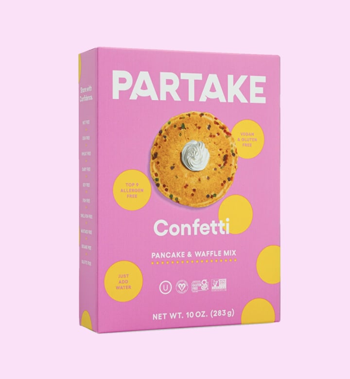 Partake Confetti Pancake & Waffle Mix Three-Pack