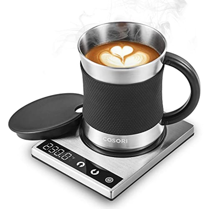 COSORI Coffee Mug Warmer &amp; Mug Set