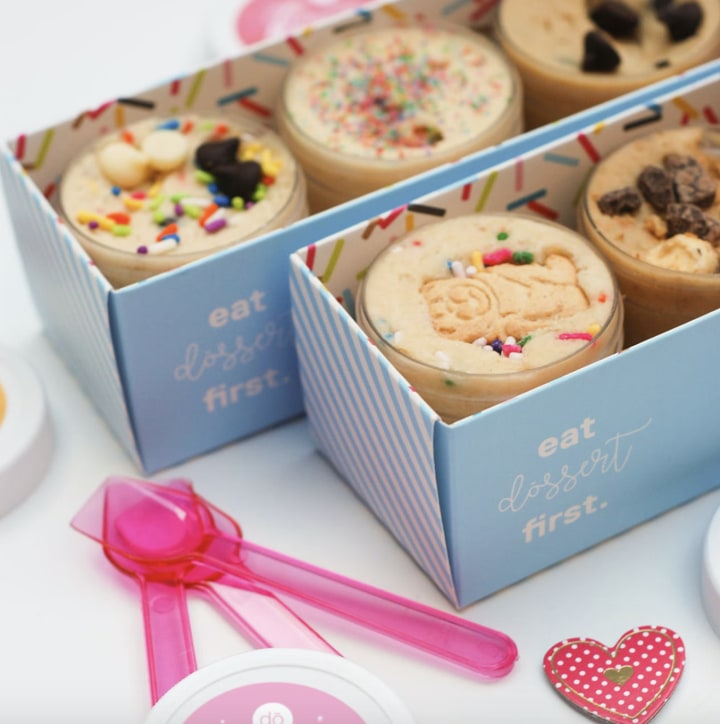 "Love Is Sweet" Cookie Dough Taster Minis