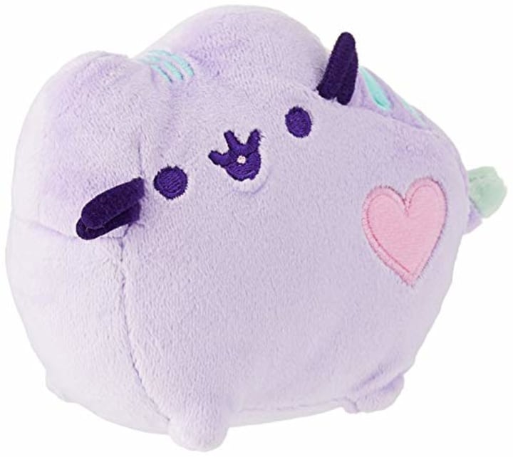 GUND Pusheen Heart Pastel Cat Plush Stuffed Animal, Purple, 6&quot;