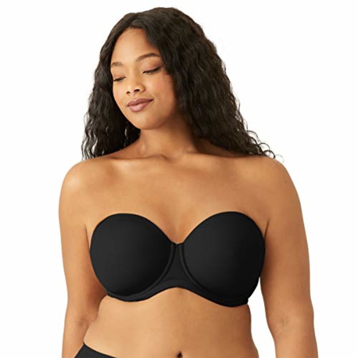 Wacoal womens Red Carpet Strapless Full Busted Underwire Bra, black, 34B