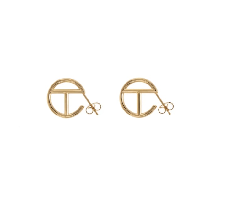 Telfar Small Logo Hoop Earrings
