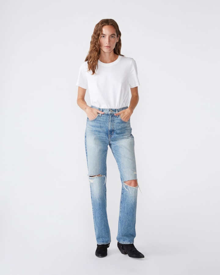 How to shop for jeans for tall women, according to experts