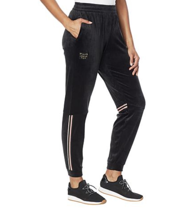 Stretch Velour Pull-On Jogger Pant