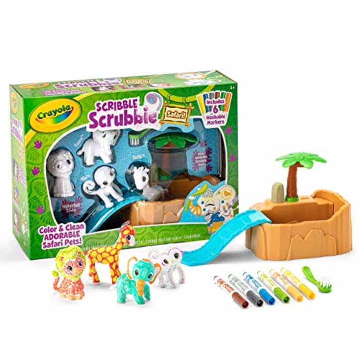 Crayola Scribble Scrubbie Safari Animals Tub Set