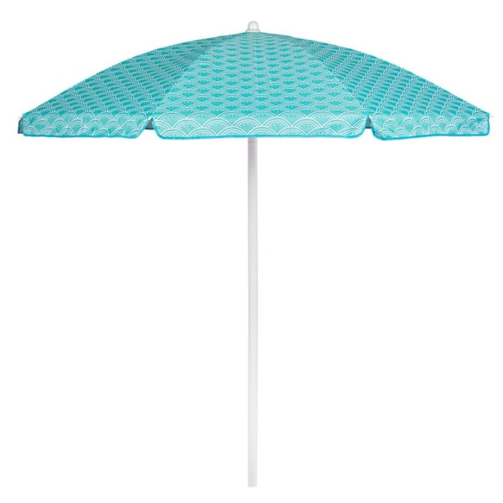 Picnic Time 5.5&#039; Mermaid Beach Compact Umbrella - Teal