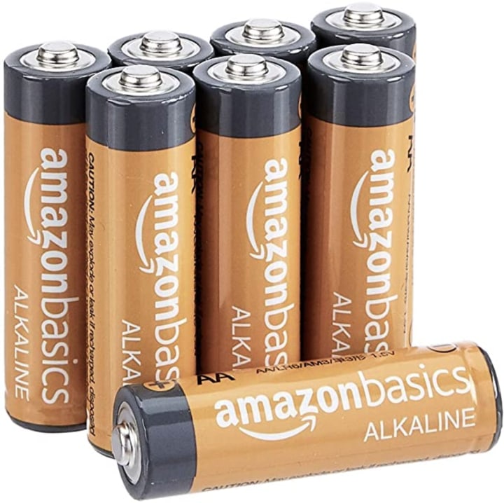 AmazonBasics 8-Pack AA High-Performance Alkaline Batteries