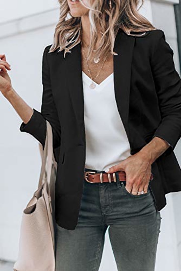 Cicy Bell Open Front Blazer