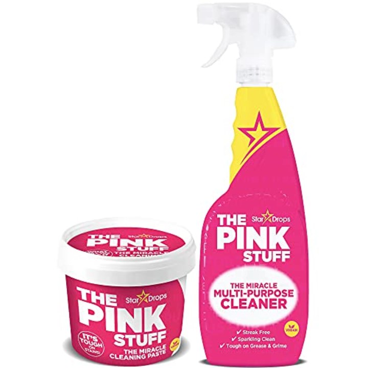 The Pink Stuff The Miracle Cleaning Paste and Multi-Purpose Spray Bundle