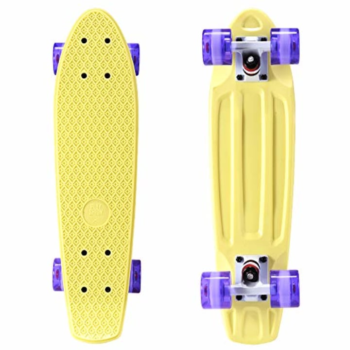 Playshion Complete 22-Inch Mini Cruiser Skateboard