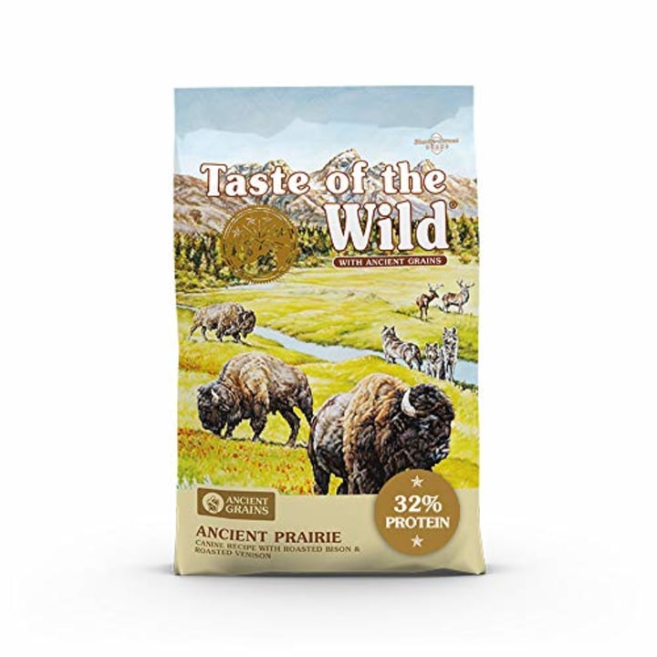 Taste of the Wild High Protein Real Meat Recipe Premium Dry Dog Food with Roasted Bison and Roasted Veniso, 28lb (9669)